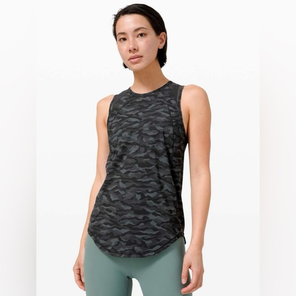 lululemon athletica Black Camo Tank Top - Picture 1 of 6